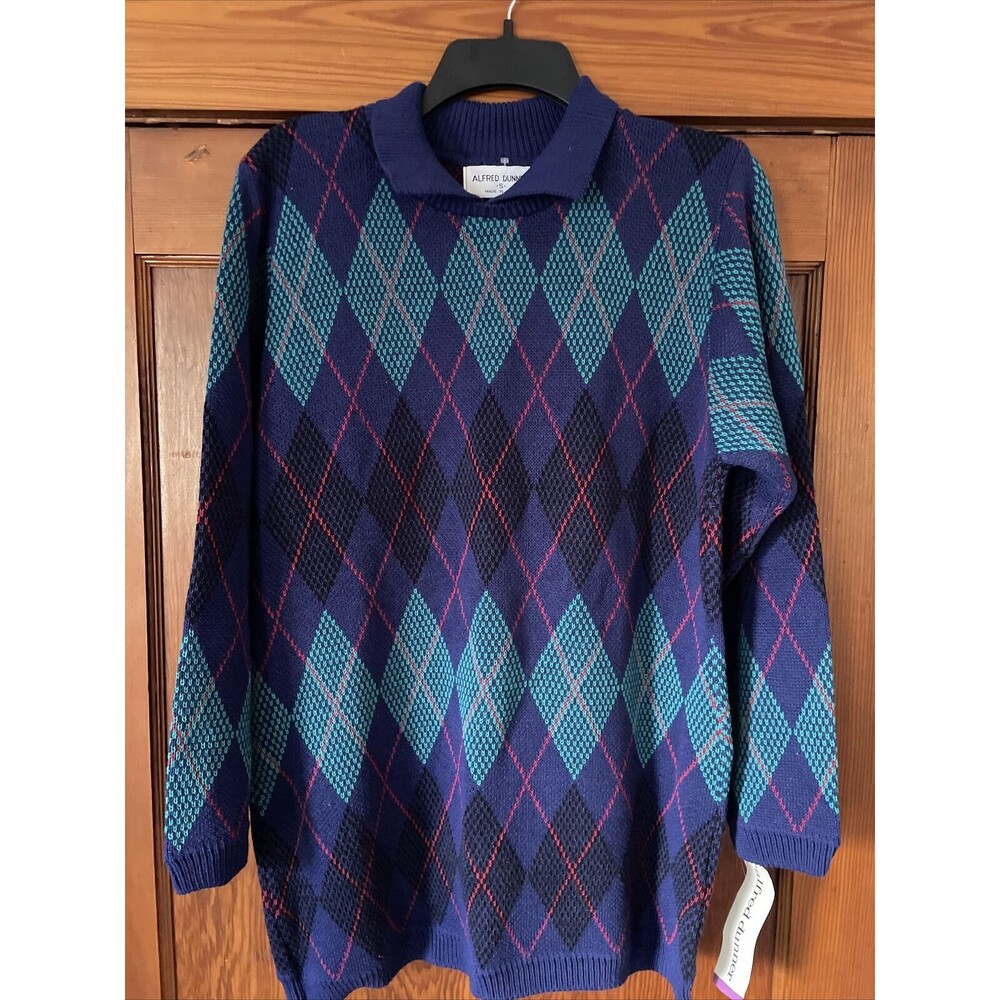 Alfred Dunner NWT casual color block pullover size S Sweater Purple